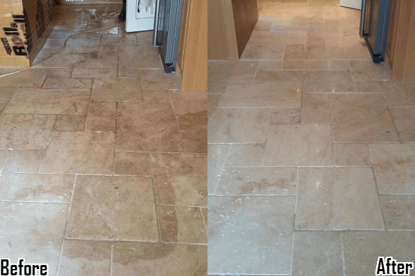 Limestone smoothing cleaning & sealing in Leicester 01163 120110